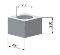 Porenbetonformstein 280 mm