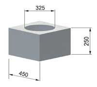 Porenbetonformstein 325 mm